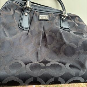 Coach Kristin Op Art Sateen satchel